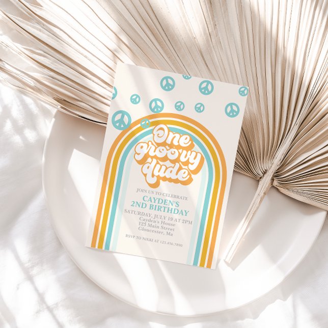 Invitation rétro pour le 1er anniversaire de One G (Créateur téléchargé)