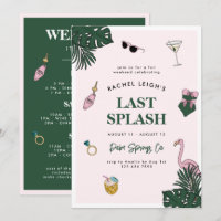 Retro Resort Dernier Splash Bachelorette Week-end