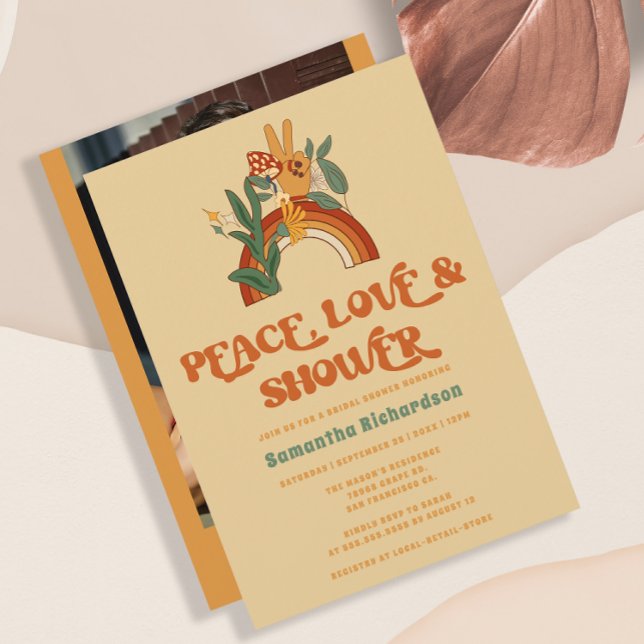 Invitation Retro Super de douche nuptiale (Créateur téléchargé)