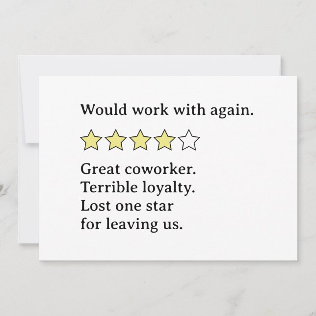 Invitation Rétroaction du collaborateur mixte - Points forts  (Devant)