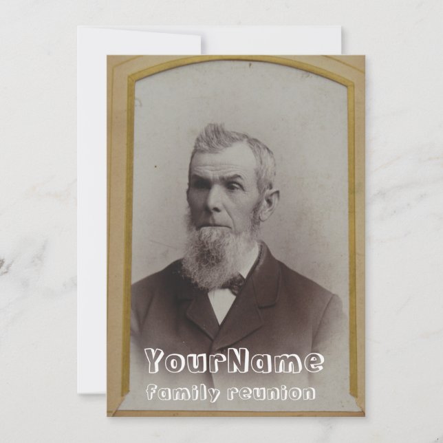 Invitation Retrouvailles de famille de photos Vintages (Devant)