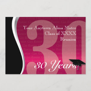 Invitation Retrouvailles personnalisables de 50 ans