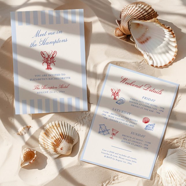 Invitation Retrouvez-Moi dans la Bachelorette des Hamptons (Créateur téléchargé)