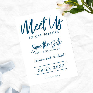 Invitation Retrouvez-Nous À La Destination Mariage Économisez
