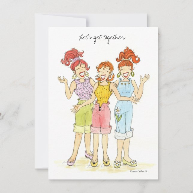 Invitation Retrouvons l'Invitation Bar-B-Q (Devant)