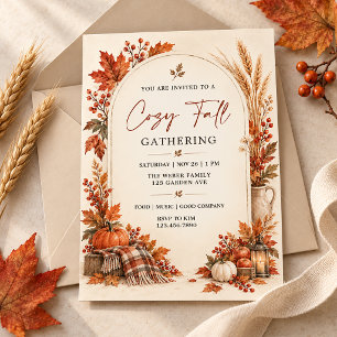Invitation Réunion Automnale Cosy