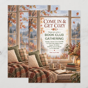 Invitation Réunion Cosy du Club de Lecture Fête d'Automne