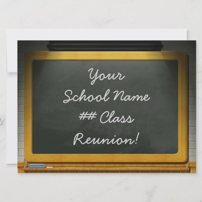 Invitation Réunion de classe (Devant)