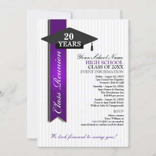 Invitation Réunion de classe secondaire