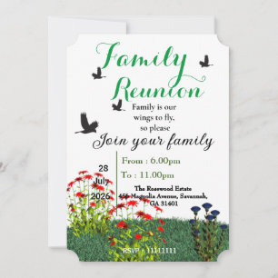 Invitation Réunion de famille