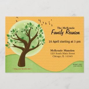 Invitation Réunion de famille de printemps