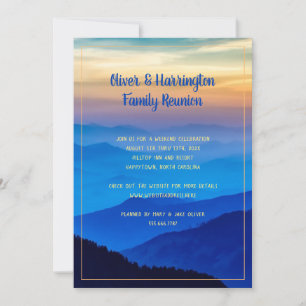 Invitation Réunion de famille des Blue Mountains