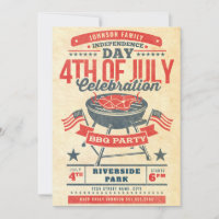 Réunion de la famille de grillades 4 juillet barbe