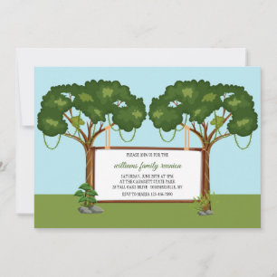 Invitation Réunion de la famille des arbres