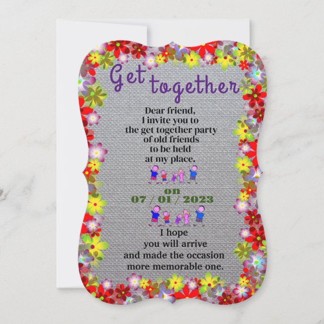 Invitation Réunion d'invitation (Devant)