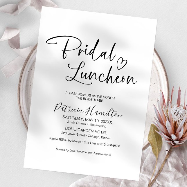 Invitation Réunion minimaliste de mariage  (Créateur téléchargé)