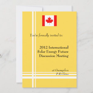 Invitation Réunion professionnelle internationale