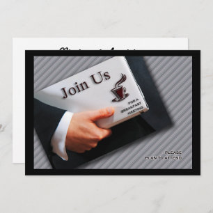 Invitation Réunion professionnelle pour le petit déjeuner