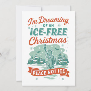 Invitation Rêvant d'un Noël sans GLACE