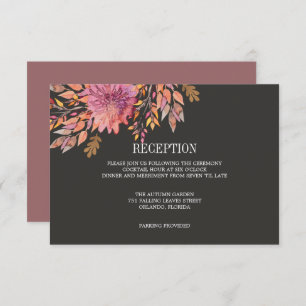 Invitation Rêve d'automne   RÉCEPTION DU boîtier Mariage