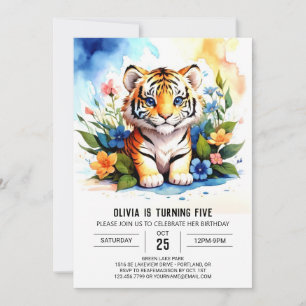 Invitation Rêve de petit tigre