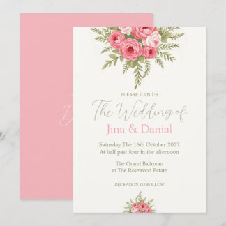 Invitation Rêve Fuchsia