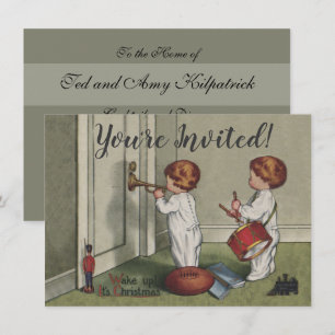 Invitation Réveillez-vous son joli enfant de Noël