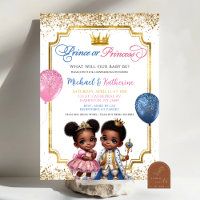 Révélation de genre afro-princesse ou prince afric