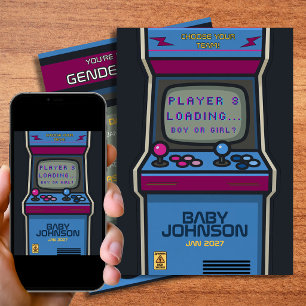 Invitation Révélation de genre d'Arcade Rétro des 90 Player 3