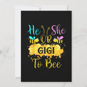 Invitation Révélation de sexe Que sera-t-il Bee - Lui ou Elle
