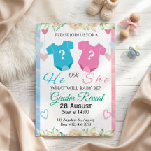 Révélation du sexe de bébé