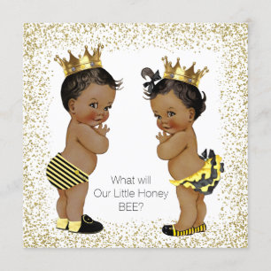 Invitation Révélation du sexe du bébé Shower aux abeilles