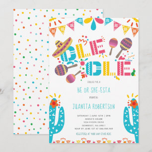Invitation Révélation du sexe Fête mexicaine Il ou Elle