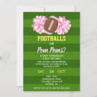 Révélation du sexe Footballs ou Pom-Poms