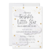 Invitation révélatrice de genre Twinkle