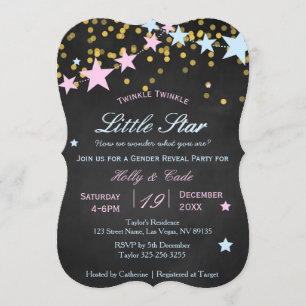 Invitation Révéler ce que vous êtes le genre