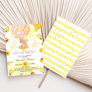 Invitation Révéler Le Sexe Ce Qui Sera Ballons Ours En Foucau