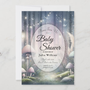 Invitation Rêves à la lumière de la lanterne Fête de bébé dan