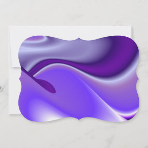 Invitation Rêves arc-en-ciel à fleurs violettes