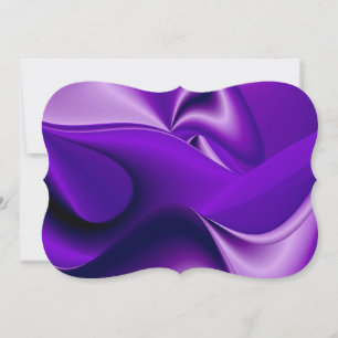 Invitation Rêves arc-en-ciel à fleurs violettes