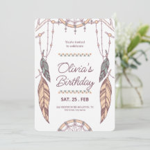 Rêveur Boho Attrape-Rêves Tribal, Fête d'anniversa