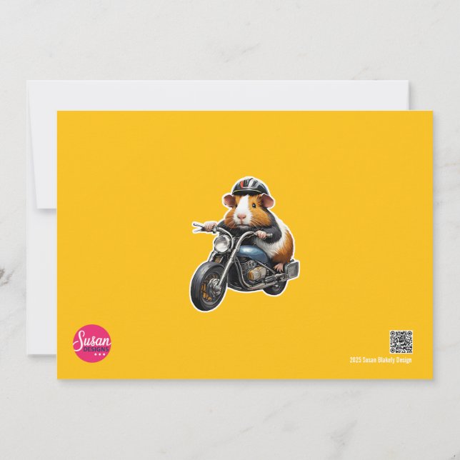 Invitation Révisez vos moteurs - c’est l’heure de la fête ! i (Dos)