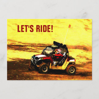 Invitation Ride ! Événement ATV de bouchage