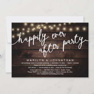 Invitation Rien De Chic, Juste Amour, Dîner Rustique Mariage