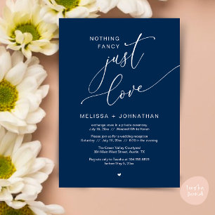 Invitation Rien De Chic, Juste Amour, Réception De Mariage