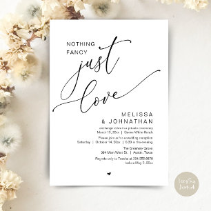 Invitation Rien De Chic, Juste De L'Amour, Réception De Maria