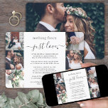 Invitation Rien De Fancy Just Love 7 Photo Mariage Réception<br><div class="desc">Famille Invitation et amis à une réception de mariage tout simplement élégant avec cette élégante invitation de collage photo moderne "rien de fantaisie juste amour" 7. Tout libellé est simple à personnaliser pour toute célébration de réception seulement, y compris une fête post-elopement, la cérémonie de renouvellement de voeu, mariage de...</div>