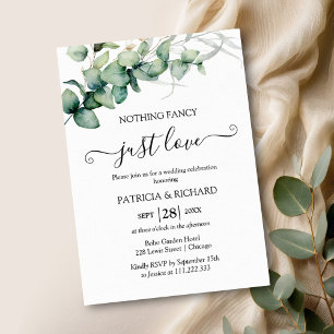 Invitation Rien De Fancy Just Love Intime