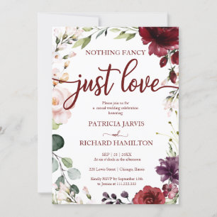 Invitation Rien De Fancy Just Love Mariage Rustic Cream Invit