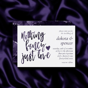 Invitation Rien De Fancy Juste Amour   Moody Midnight Indigo